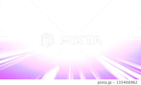 集中線、漫画、黄色、光、横線、効果線、レーヨン、イラスト、サマータイム 135408962