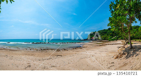 Landscape view of Bamboo Beach at Ko Lanta island, Thailand. Tropical paradise. 135410721