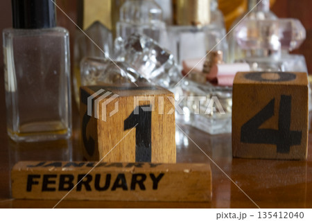 Valentine day anniversary of lovers 135412040