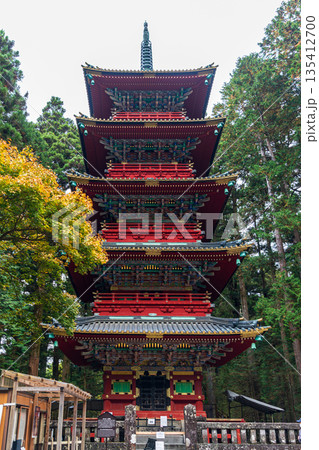栃木県日光市山内 日光東照宮周辺の風景 栃木県日光市山内 日光東照宮周辺の風景 135412700