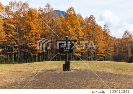 栃木県日光市中宮祠 男体山周辺の風景 栃木県日光市中宮祠 男体山周辺の風景 135412841