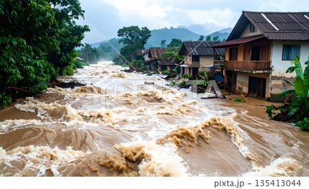 Severe Flooding in Rural Settlement 135413044