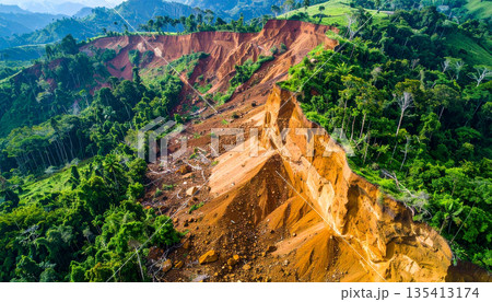 Massive Landslide in Green Hills 135413174