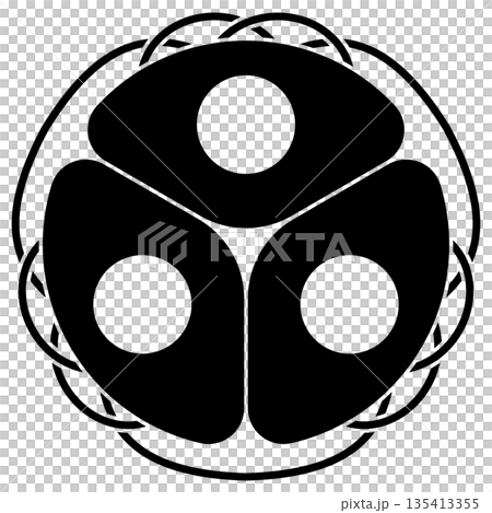 This is the family crest. It is called Mitsujinbasa. This is the family crest. It is called Mitsujinbasa. 135413355