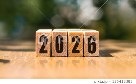2026 Happy New Year. Concept 2026 New Year background. Business, resolutions, goals, inspiration, success, ideas 2026 Happy New Year. Concept 2026 New Year background. Business, resolutions, goals, inspiration, success, ideas 135413393