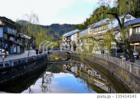 城崎温泉を流れる川は大谿川（おおたにがわ） 135414143