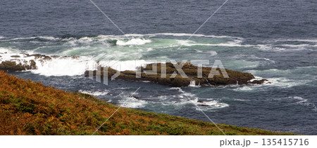 Explore the Ocean View Near the Tower of Hercules in La Coruna, Spain Explore the Ocean View Near the Tower of Hercules in La Coruna, Spain 135415716