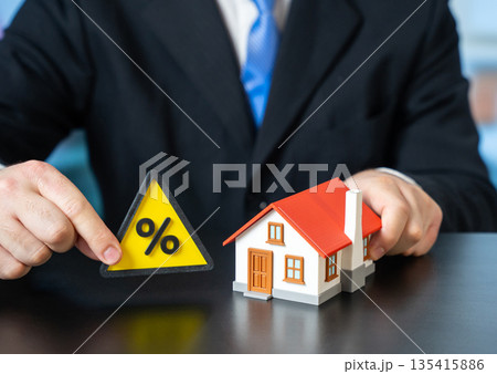 Attention new property taxes. Mortgage prices are rising. Housing affordability pressure, higher borrowing costs and financial planning risks for homeowners, investors and the real estate market. 135415886