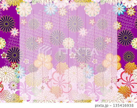 鹿の子菊つくし　便箋 135416938