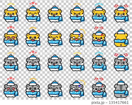 可愛倉鼠冬裝插畫集 2 135417661