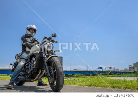 東京ツーリング　多摩川 135417676