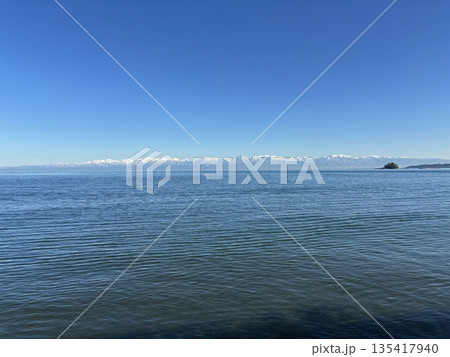 富山湾ごしの立山連峰 富山湾ごしの立山連峰 135417940