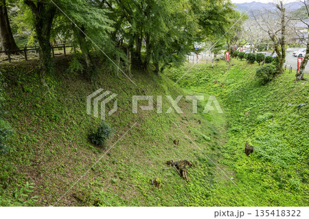 長篠城跡 土居と堀 愛知県新城市 長篠城跡 土居と堀 愛知県新城市 135418322