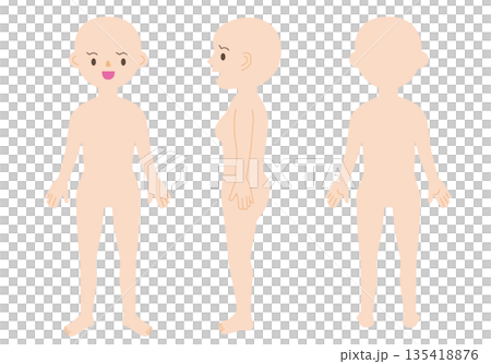 Female whole body 135418876