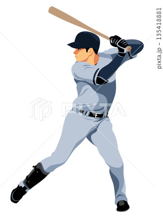 野球選手「バッター」 135418881