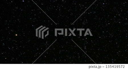 Night Starry Sky Background. Night View Of Natural Glowing Stars 135419572