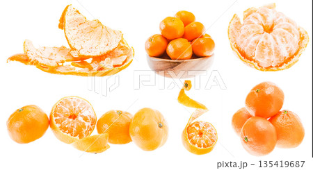 Orange Fruit Background. Summer Oranges. Healthy Food 135419687