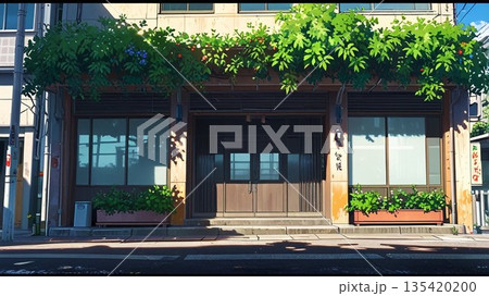 植物と建物 135420200