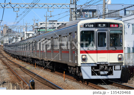 京王7000系　7728F　復刻旧塗装臙脂帯 135420468