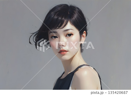 静寂を纏う、凛とした美しさ 135420687