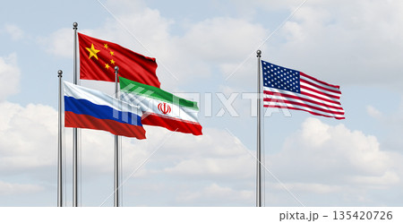 China Russia Iran versus United States 135420726