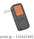 Breathalyzer displaying high blood alcohol 135422485