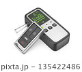 Portable digital breathalyzer and car key 135422486
