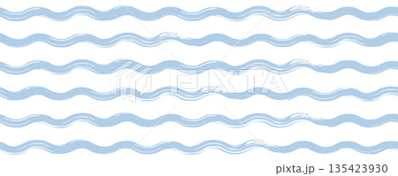 Abstract grunge pattern. Curly lines and hand drawn waves. Sea theme. Girly baby doodle backdrop. Vector illustration Abstract grunge pattern. Curly lines and hand drawn waves. Sea theme. Girly baby doodle backdrop. Vector illustration 135423930