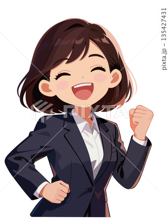 スーツの女性 135427431