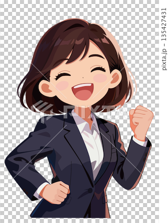 スーツの女性 135427431