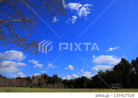 青い空と白い雲 青い空と白い雲 135427526
