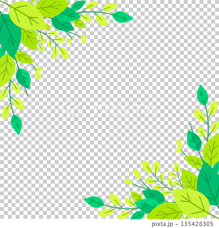 Background material with the image of fresh greenery 135428305