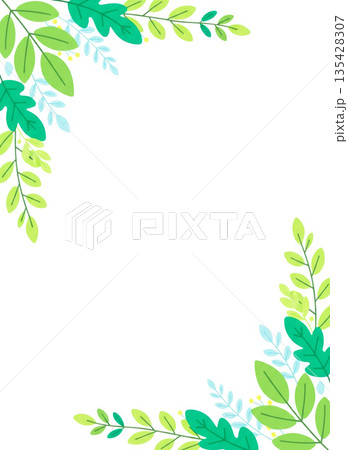 新緑をイメージした背景素材 135428307