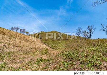 初夏の深入山の南麓の風景1 広島県山県郡安芸太田町 初夏の深入山の南麓の風景1 広島県山県郡安芸太田町 135430497