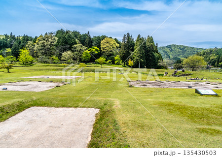 初夏の吉川元春館跡5 広島県山県郡北広島町 初夏の吉川元春館跡5 広島県山県郡北広島町 135430503