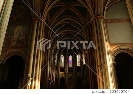 パリ最古の教会サン・ジェルマン・デ・プレ教会の内部 135430704