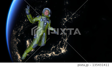 宇宙飛行士 135431411