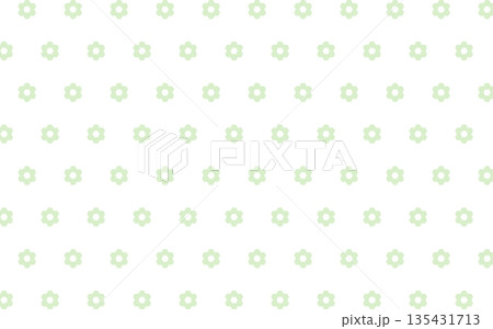 ヘキサゴンフラワーの背景イラスト ハーフステップ ライトグリーン ヘキサゴンフラワーの背景イラスト ハーフステップ ライトグリーン 135431713