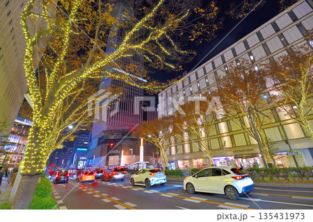 《愛知県》名古屋都市風景 栄ミナミウィンターイルミネーション 《愛知県》名古屋都市風景 栄ミナミウィンターイルミネーション 135431973