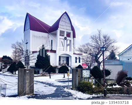冬の函館聖ヨハネ教会 冬の函館聖ヨハネ教会 135433718