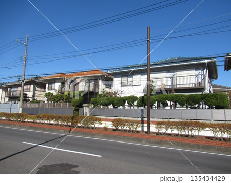 馬堀海岸駅近くの住宅街 135434429