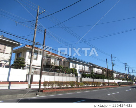 馬堀海岸駅近くの住宅街 135434432