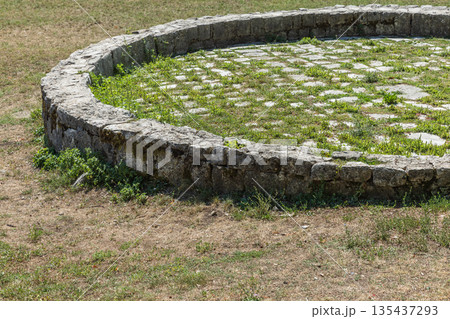 Close up of an ancient place of execution of Cetinje Close up of an ancient place of execution of Cetinje 135437293