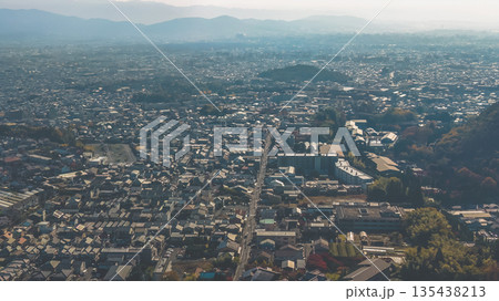 Nov 24 2025 Kyoto Kita Ward Skyline and Mountain Panorama Nov 24 2025 Kyoto Kita Ward Skyline and Mountain Panorama 135438213