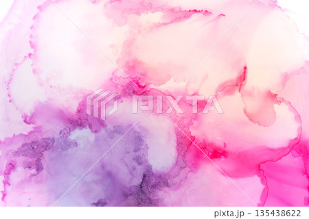 アルコールインク 大人綺麗な背景画像 135438622