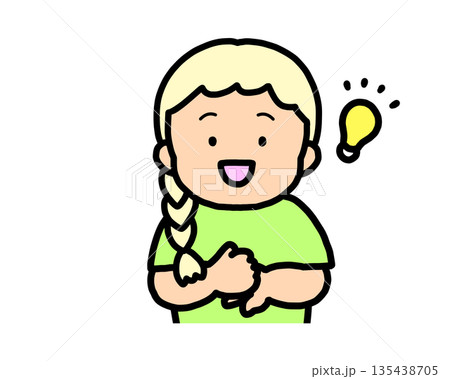 解決した　金髪の女の子 135438705