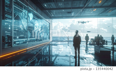 【AI生成画像】近未来の災害対応シェルターイメージ 135440042