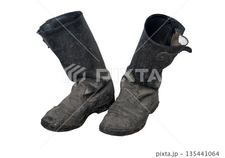Tarpaulin boots kirza of USSR collective farmer 135441064