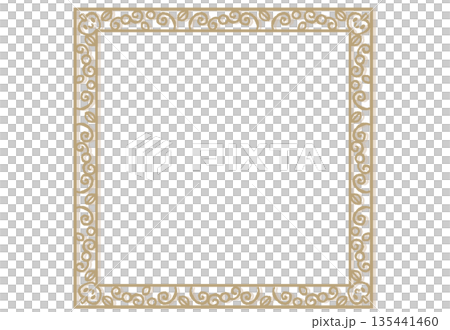 Engraved frame Engraved frame 135441460