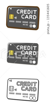 クレジットカード（表面） 135441605